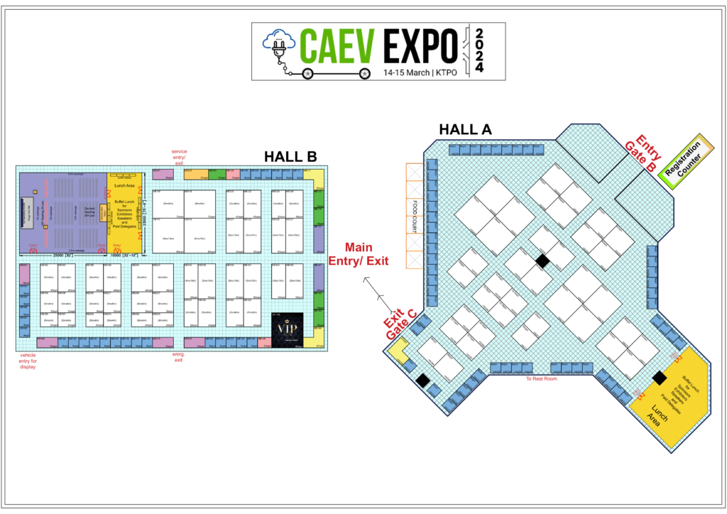 CAEV EXPO floor  plan