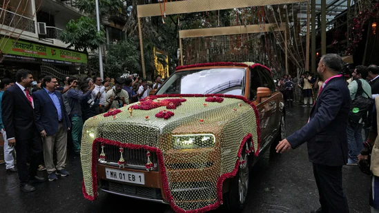 Anant Ambani's rolls royce