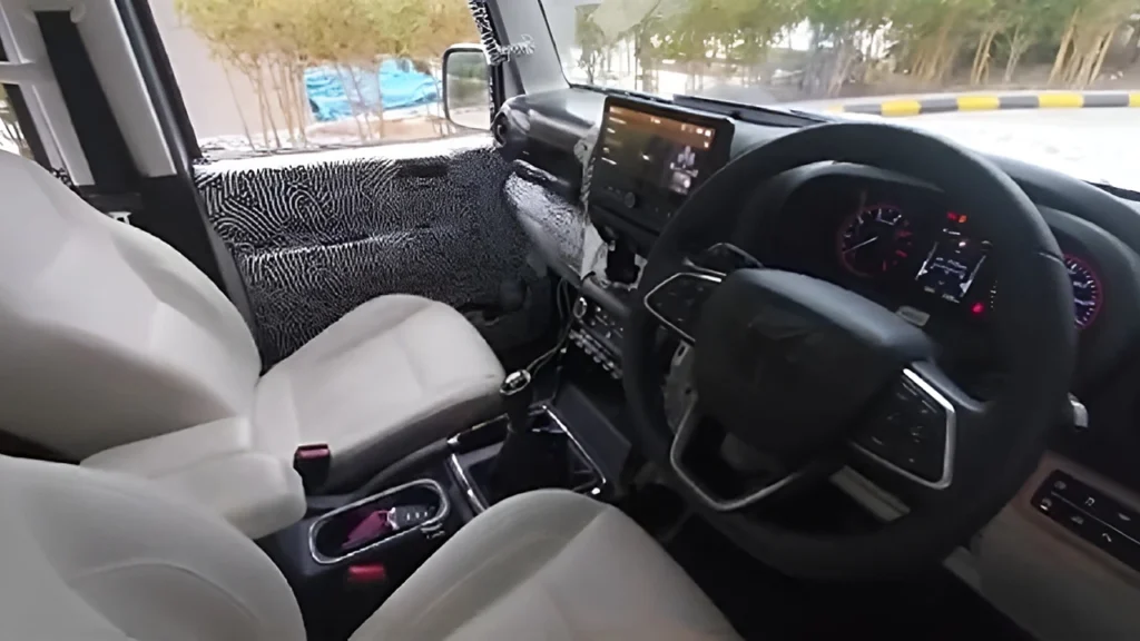 Mahindra Thar ROXX interior