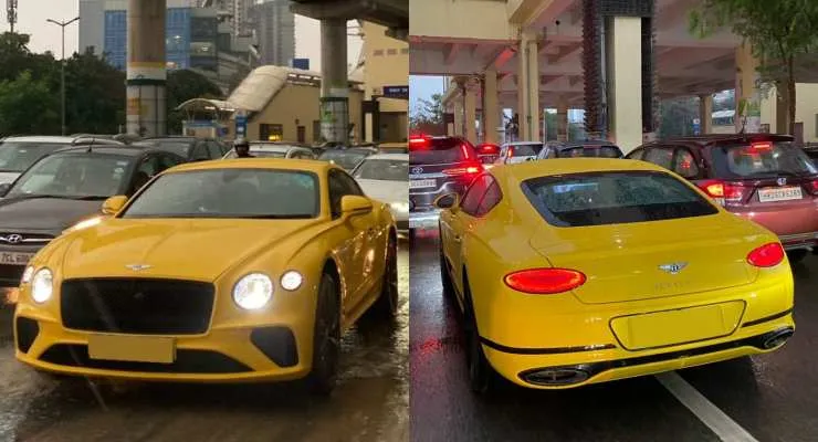 Deepinder Goyal's Bentley Continental GT