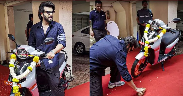 Arjun Kapoor Chooses the Eco-Friendly BGauss RUV350 Electric Scooter