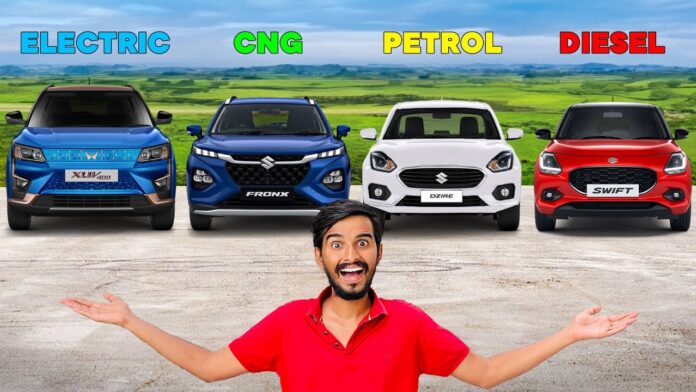 Electric vs. CNG vs. Petrol vs. Diesel Cars: The Ultimate Showdown of 2024