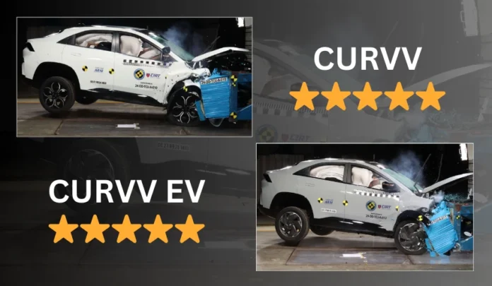 Tata Curvv and Curvv EV 5-star Bharat NCAP Rating