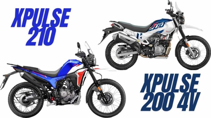 Hero XPulse 210 vs Hero XPulse 200 4V: Key Differences in Features, Performance, and Pricing