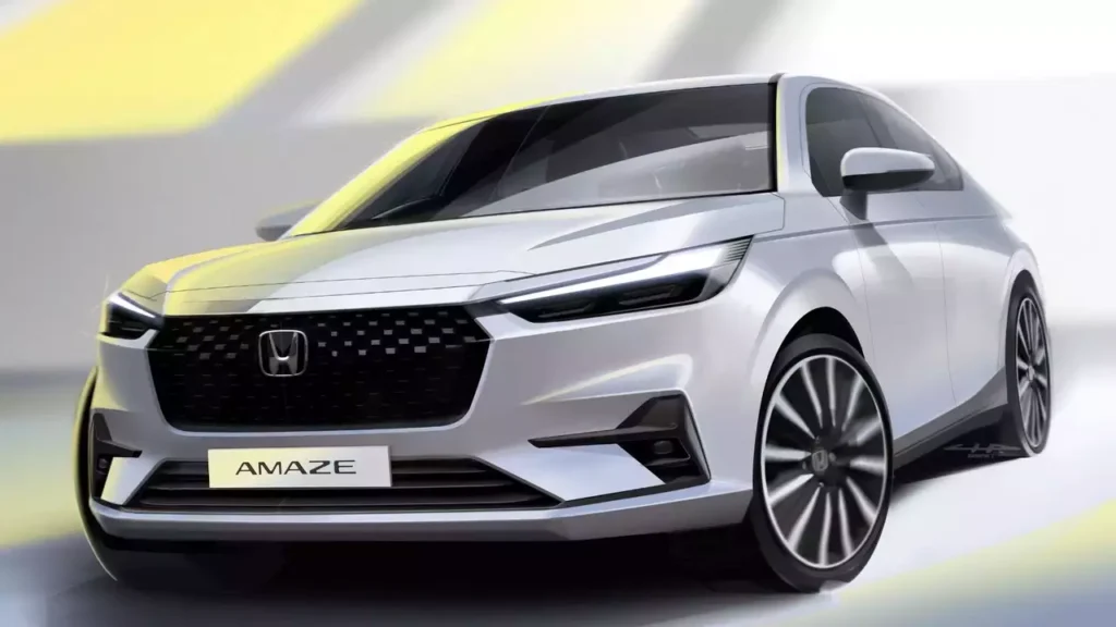 Third-Gen Honda Amaze Spotted in a Stylish New Color: Design and Features Revealed